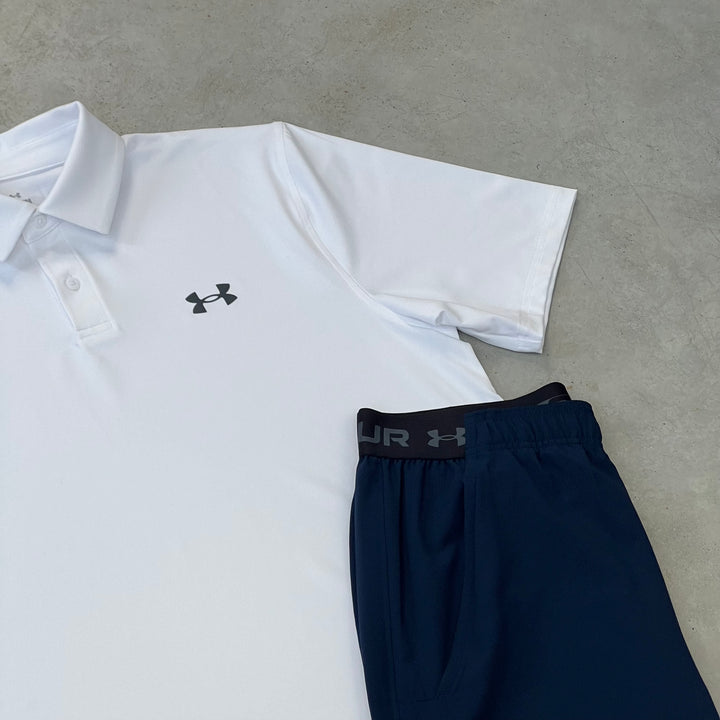 Under Armour Short Polo Set Navy White