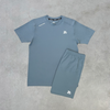 24Motions Essential Short Set Slate Blue