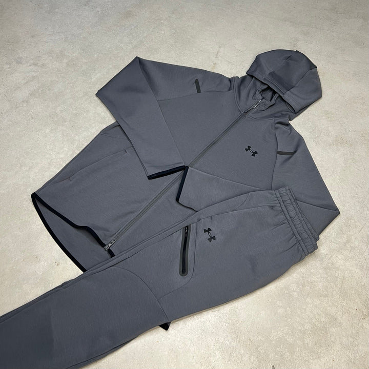 Under Armour Unstoppable Fleece Tracksuit Grey