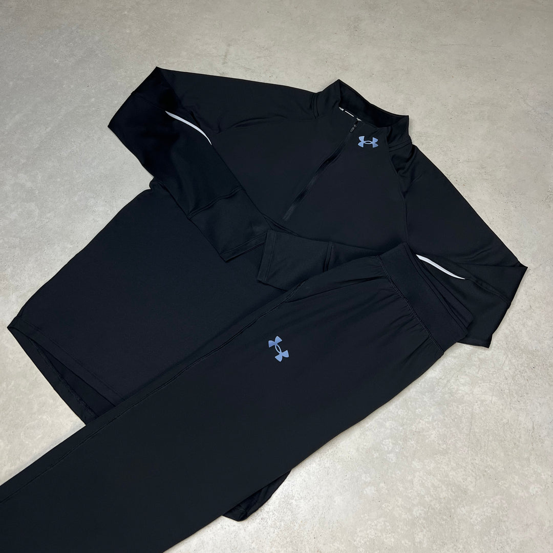 Under Armour Storm Qualifier Half-Zip Tracksuit Black