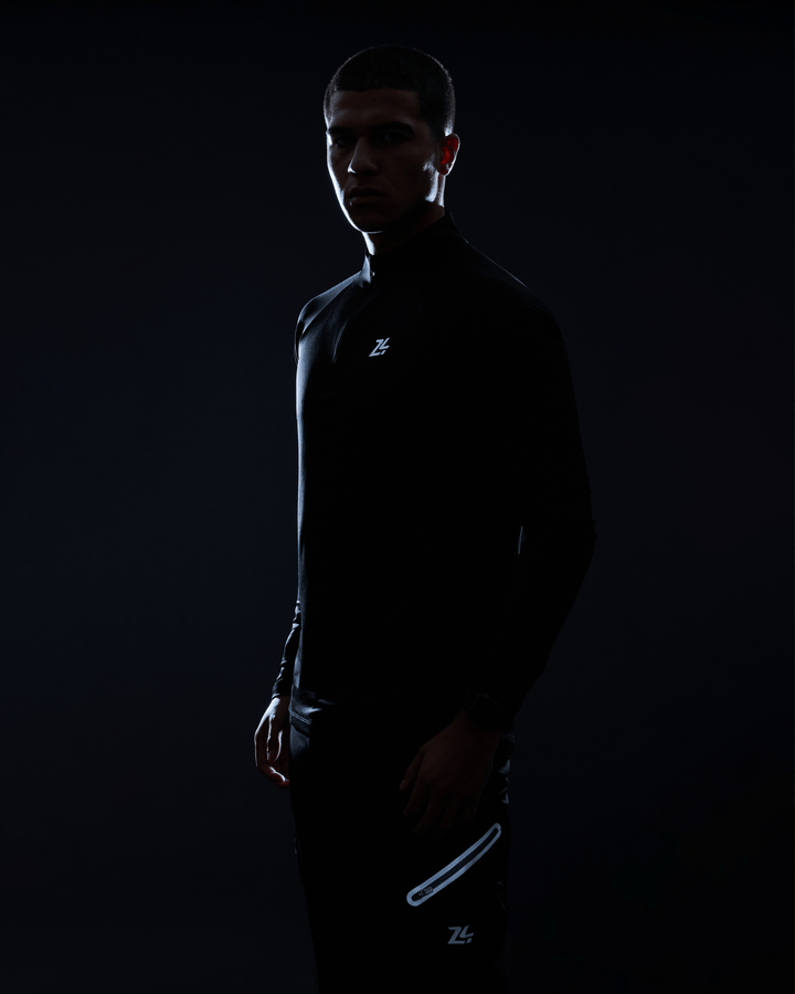 Dynamic Half-Zip Black