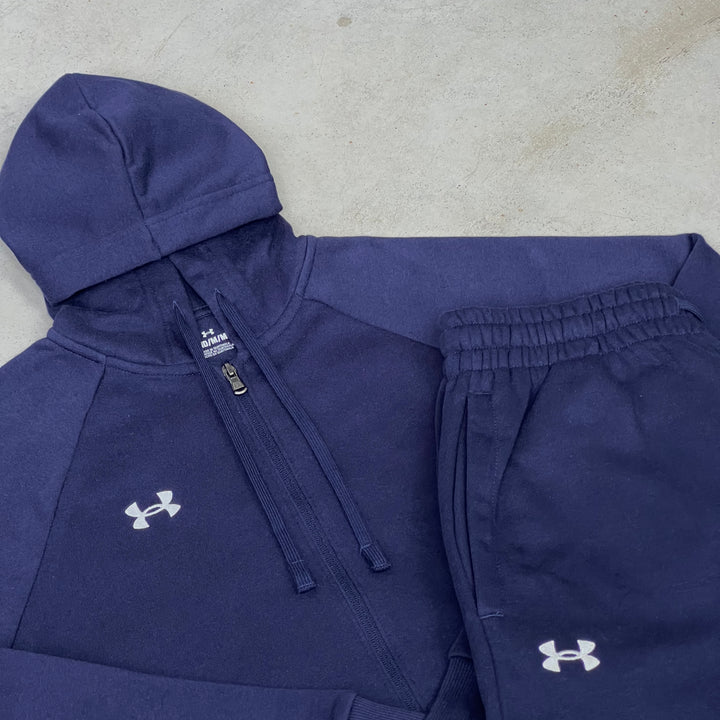 Under Armour Fleece Vest Tracksuit Navy