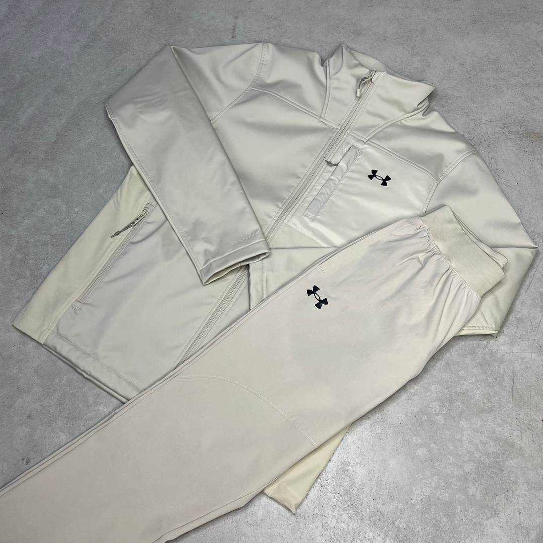 Under Armour Storm Tracksuit Beige