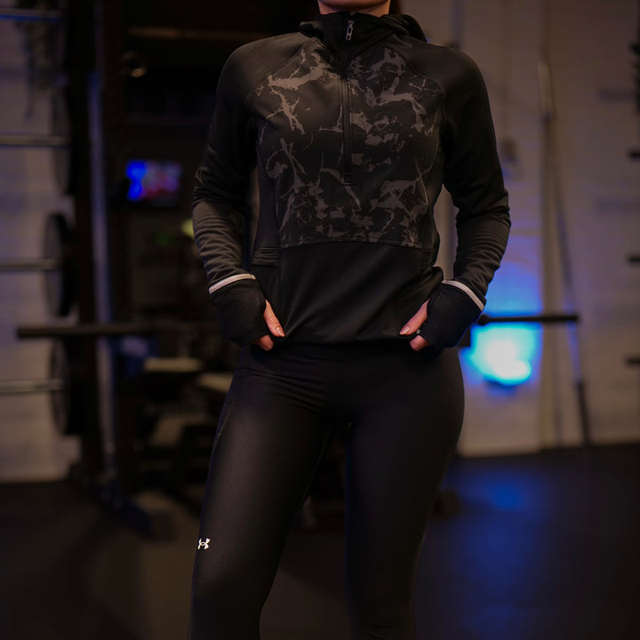 Under Armour Reflective Half-Zip Set Black Women