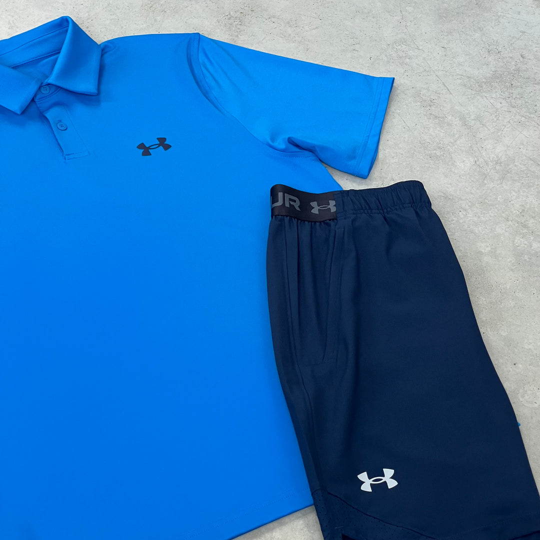 Under Armour Short Polo Set Blue