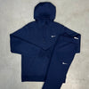 Nike Fleece Hoodie Tracksuit Navy