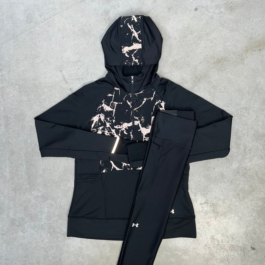 Under Armour Reflective Half-Zip Set Black Women