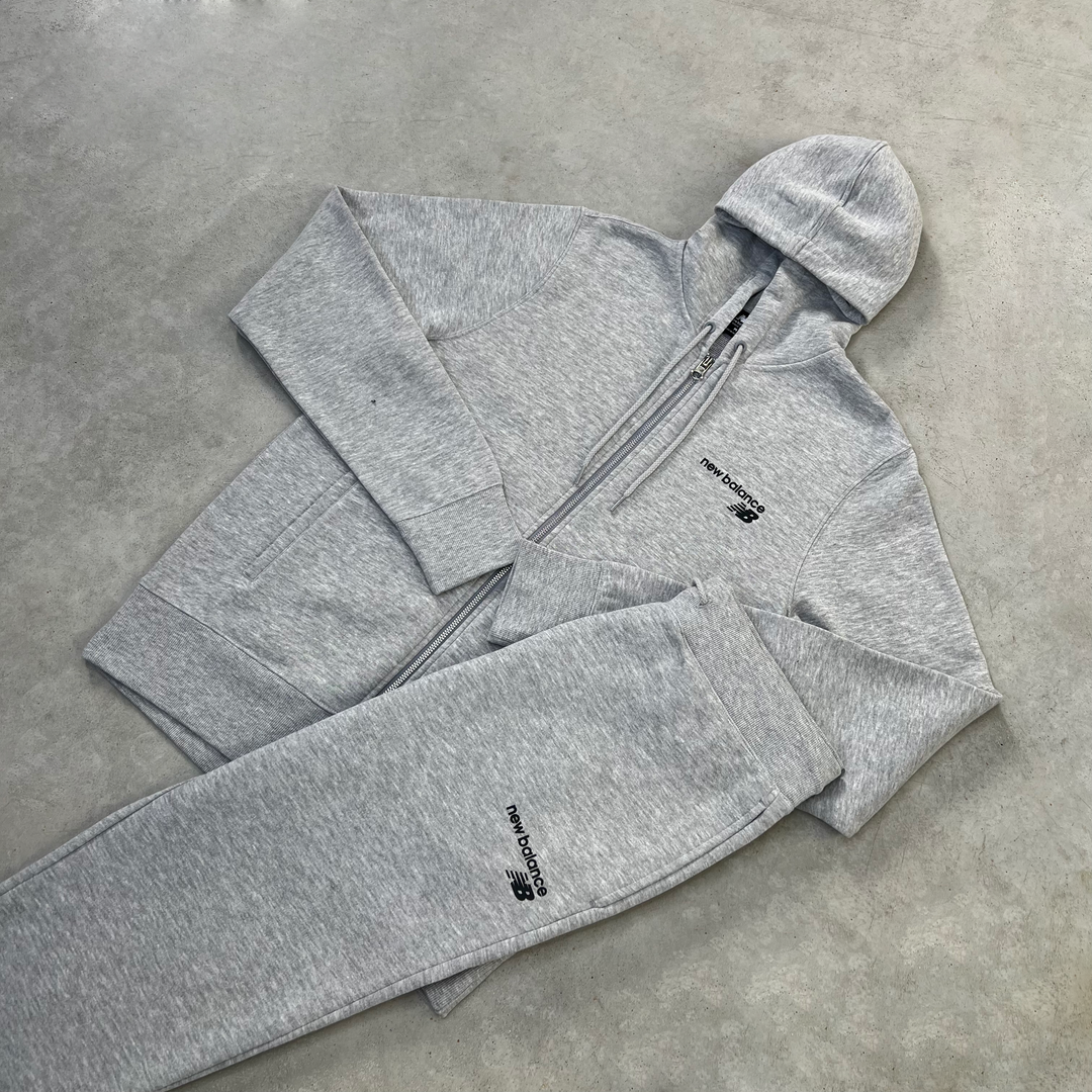 New Balance Fleece Vest Tracksuit Grey