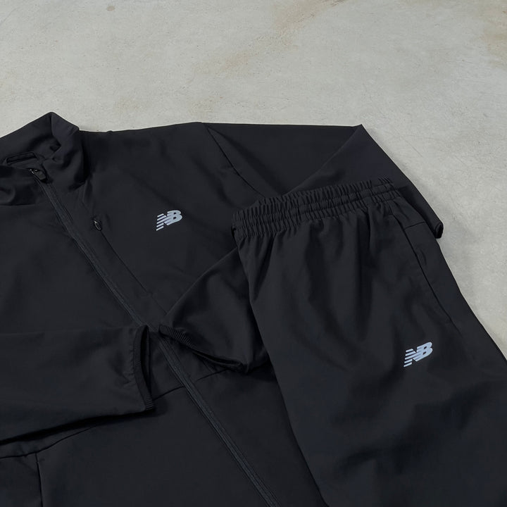 New Balance Woven Tracksuit Black