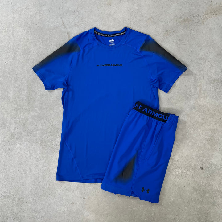 Under Armour Short Set Cobalt Blue Black