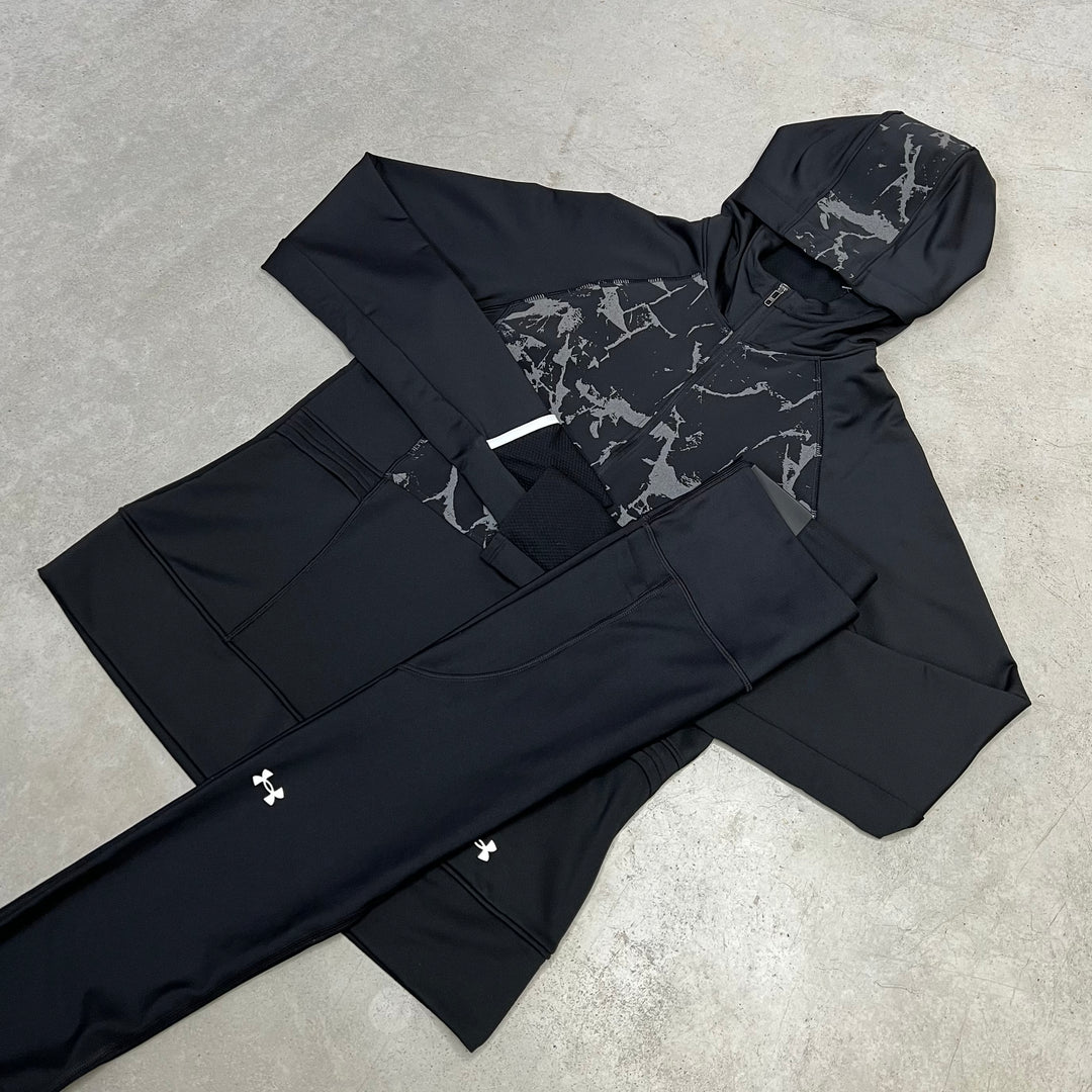 Under Armour Reflective Half-Zip Set Black Women