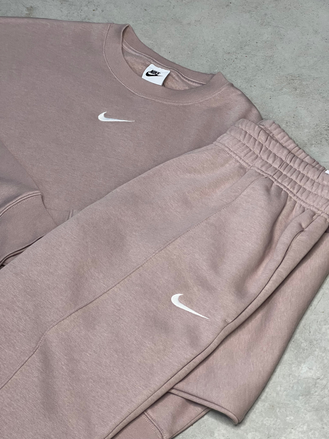 Nike Fleece Tracksuit Pink Women