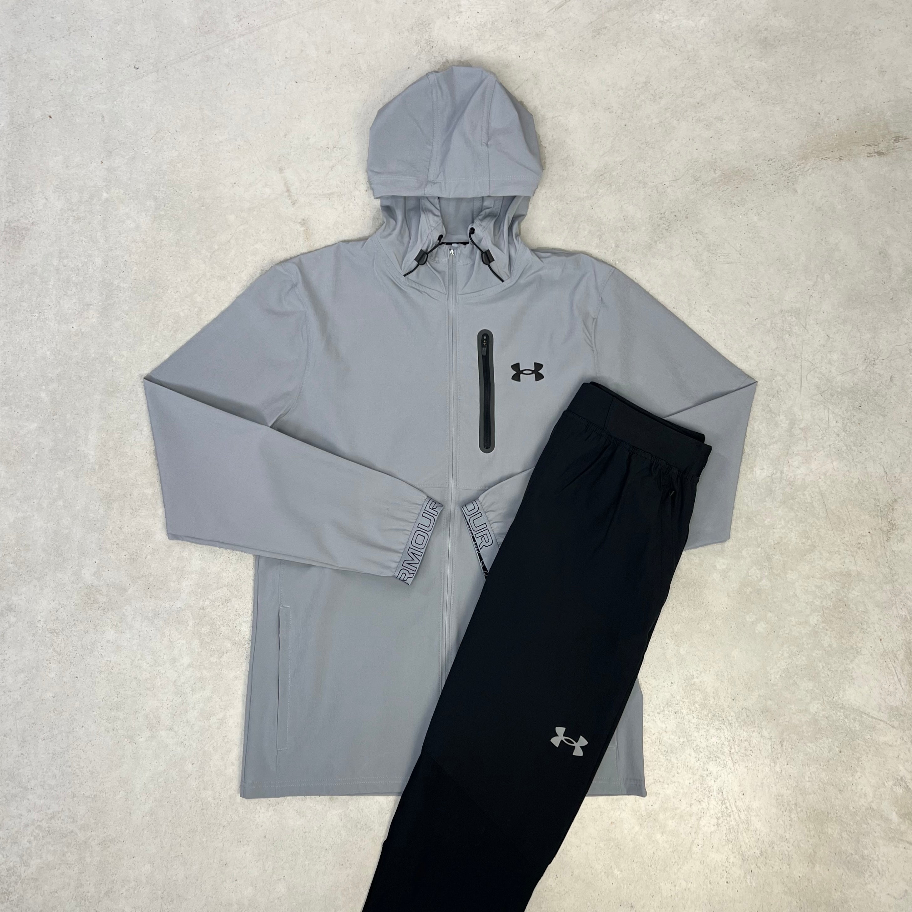 Under Armour Vanish Woven Tracksuit Black Grey – 24motions