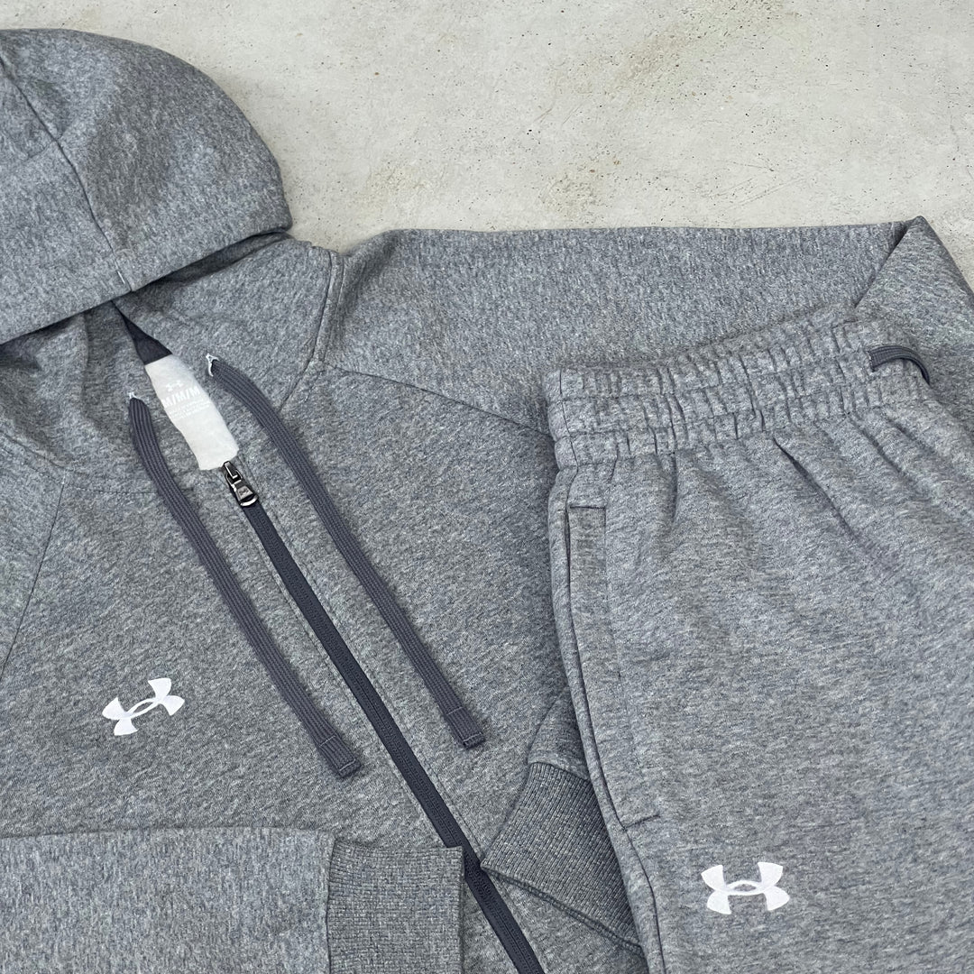 Under Armour Fleece Vest Tracksuit Grey