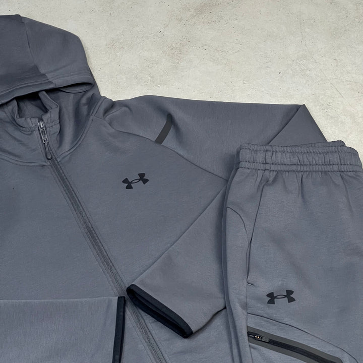 Under Armour Unstoppable Fleece Tracksuit Grey