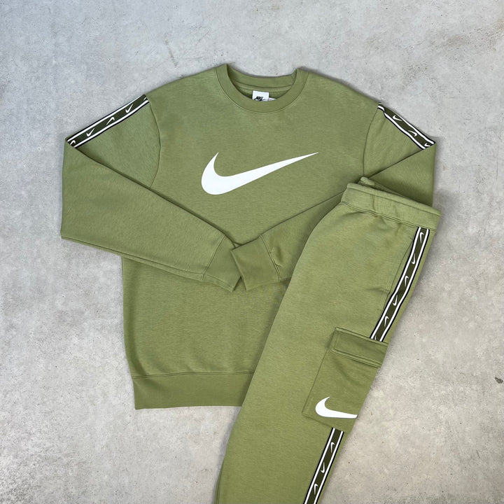 Nike Cargo Fleece Tracksuit Khaki