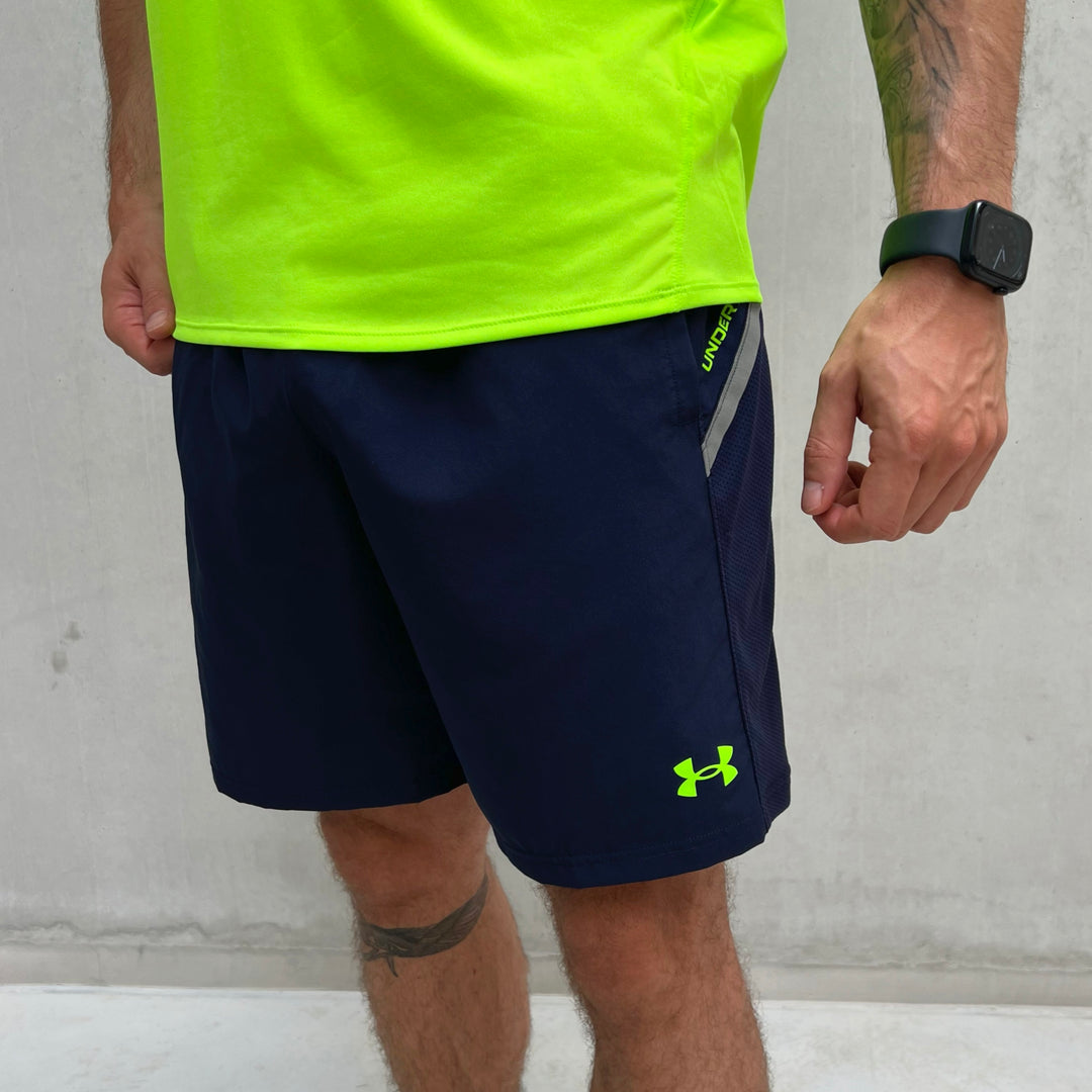 Under Armour Utility Short Set Green Navy