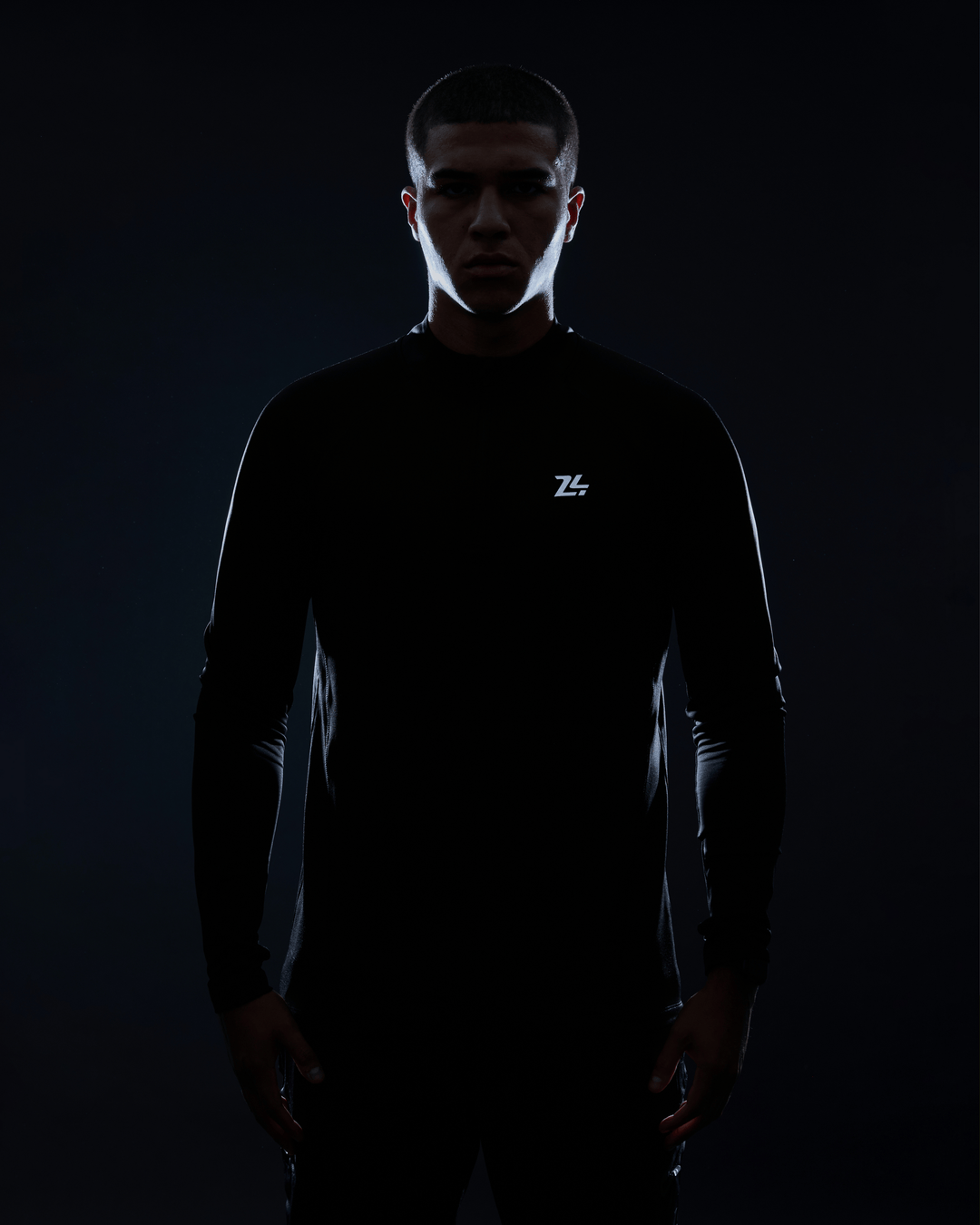 Dynamic Half-Zip Black