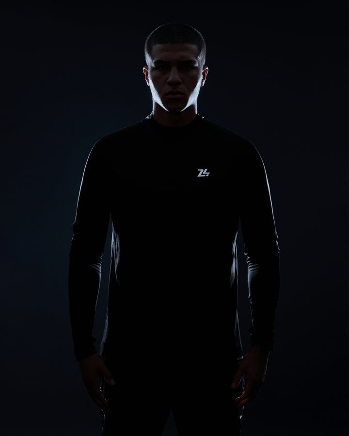 Dynamic Half-Zip Black