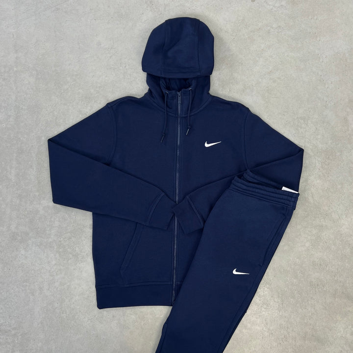 Nike Fleece Vest Tracksuit Navy