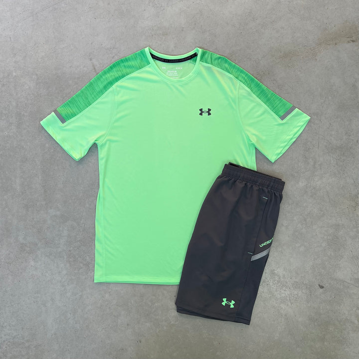 Under Armour Short Set Grey Green