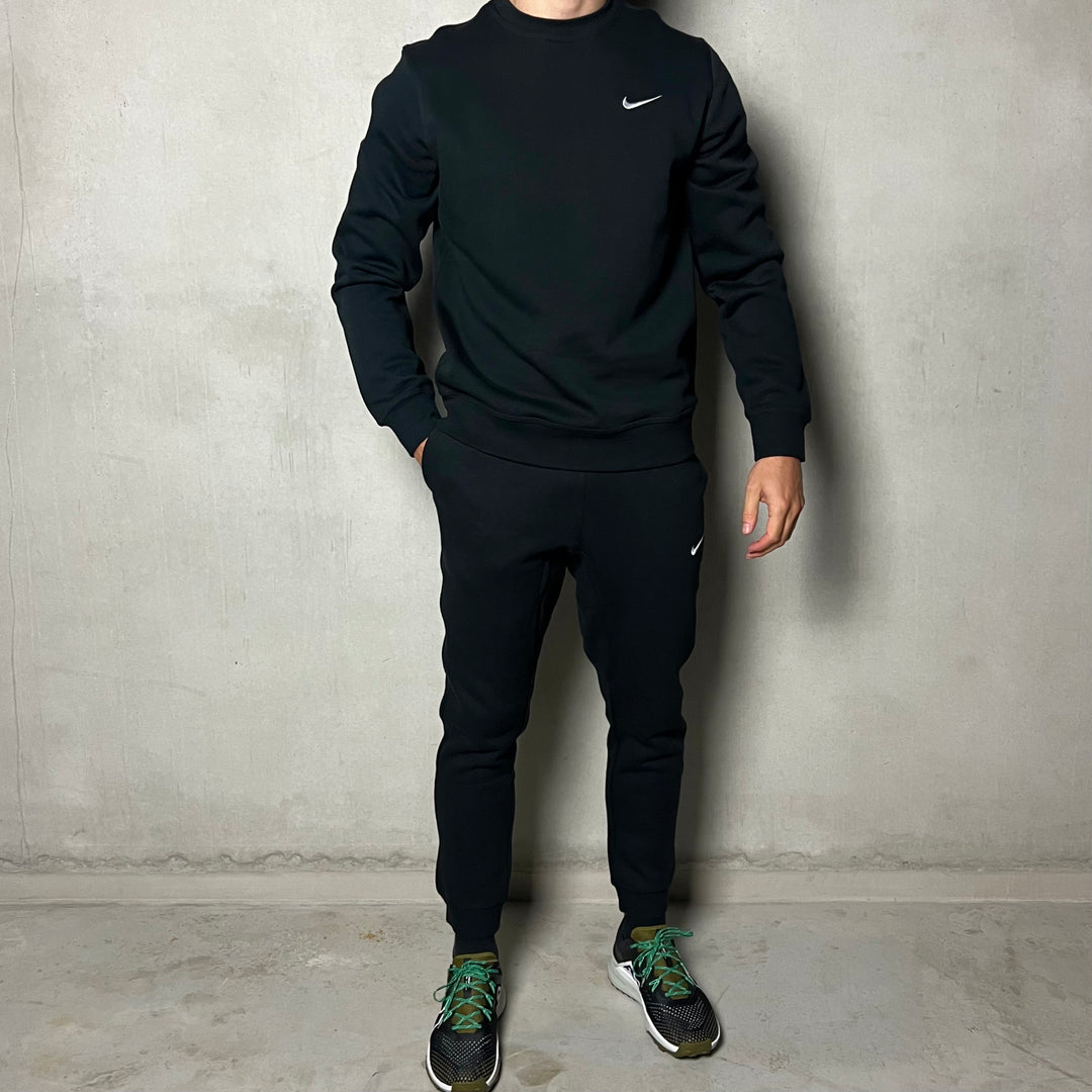 Nike Fleece Tracksuit Black