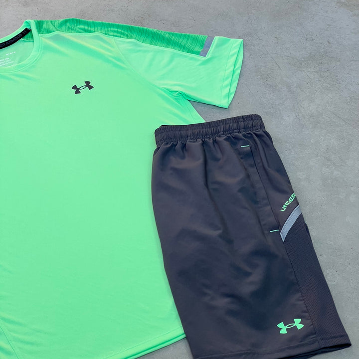 Under Armour Short Set Grey Green