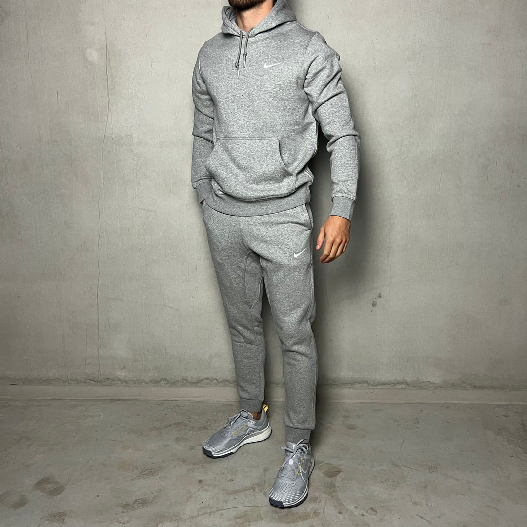 Nike Fleece Hoodie Tracksuit Grey