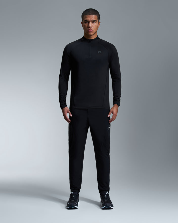 Dynamic Half-Zip Black