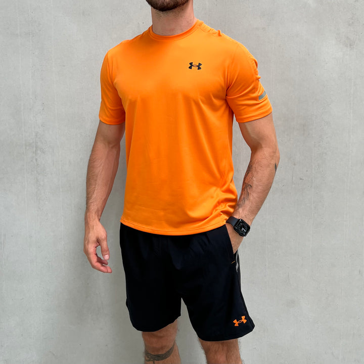 Under Armour Short Set Black Orange