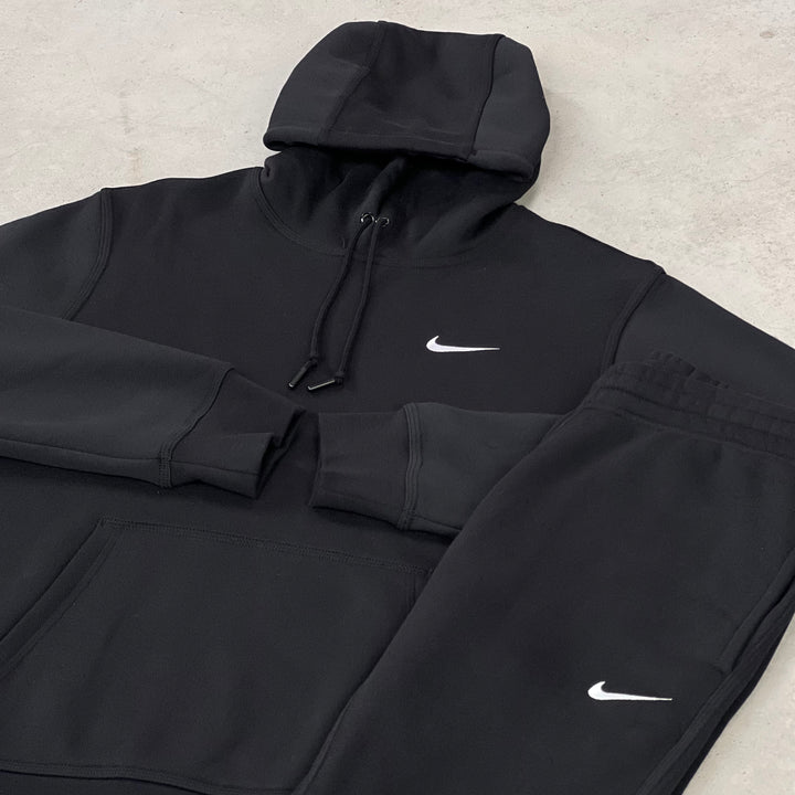 Nike Fleece Hoodie Tracksuit Black