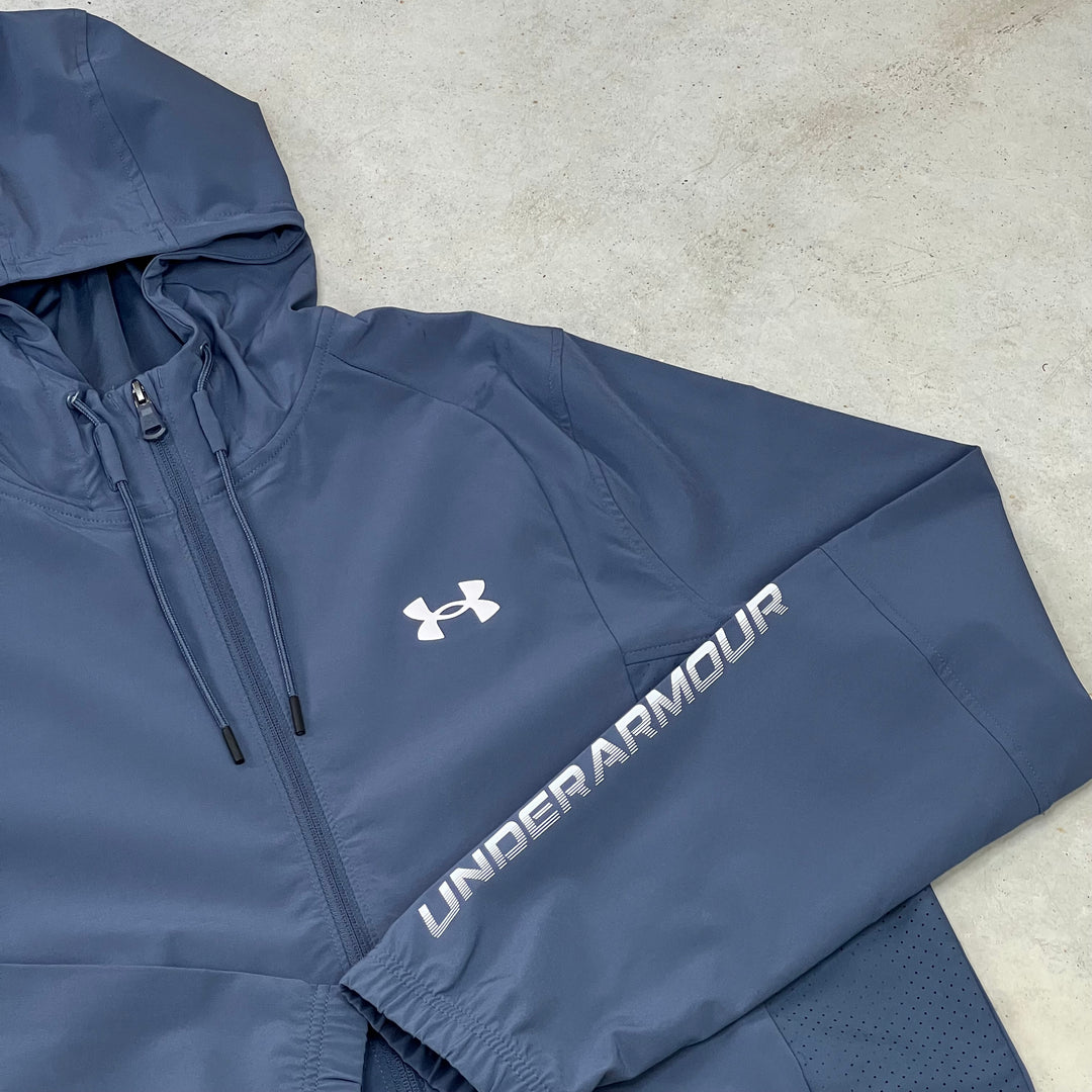 Under Armour Vanish Woven Windrunner Blue Grey