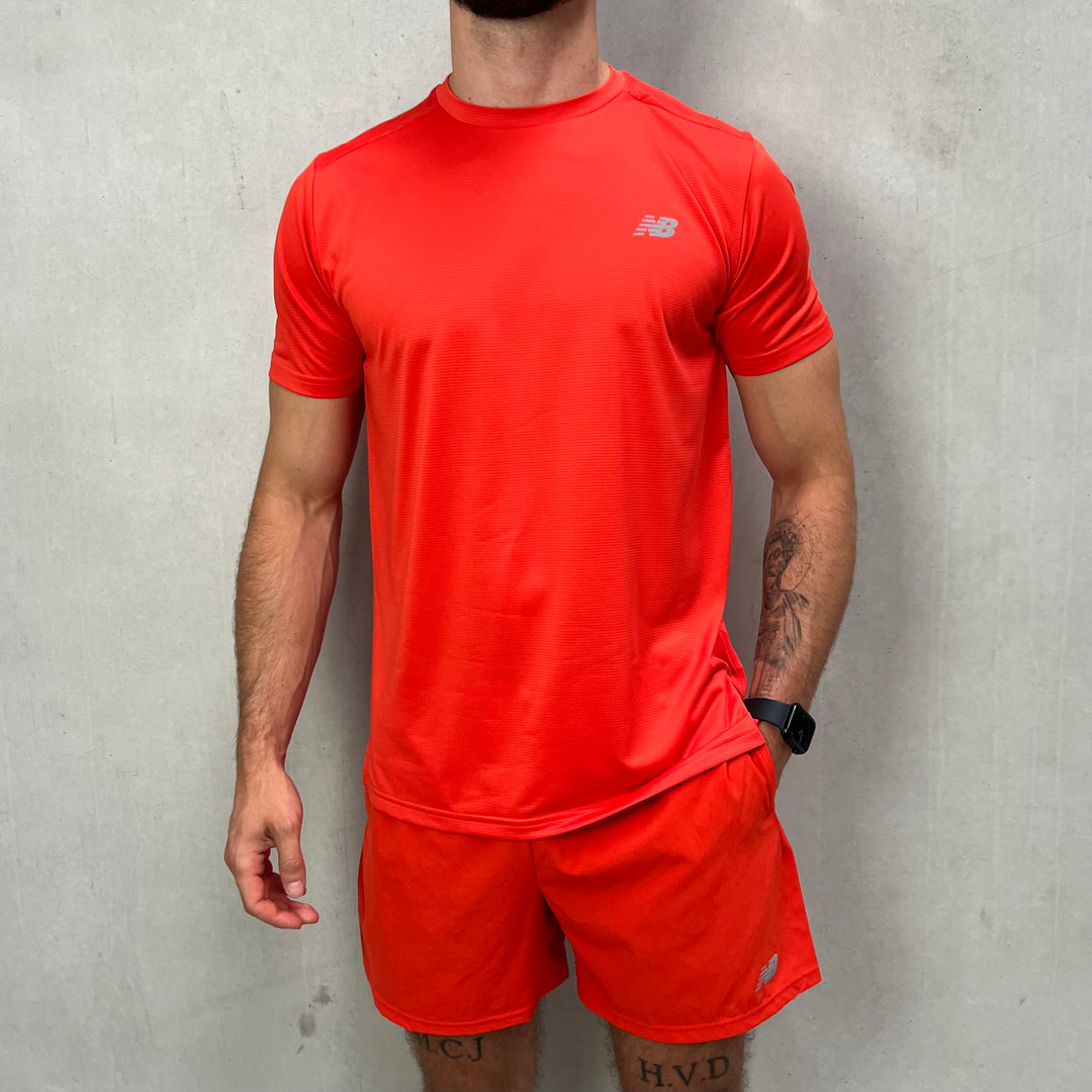 New Balance Short Set Red