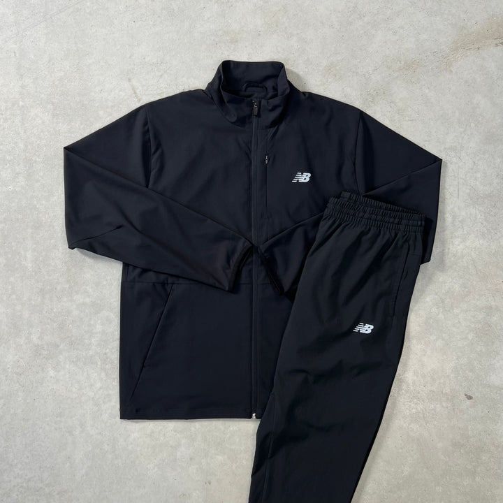 New Balance Woven Tracksuit Black