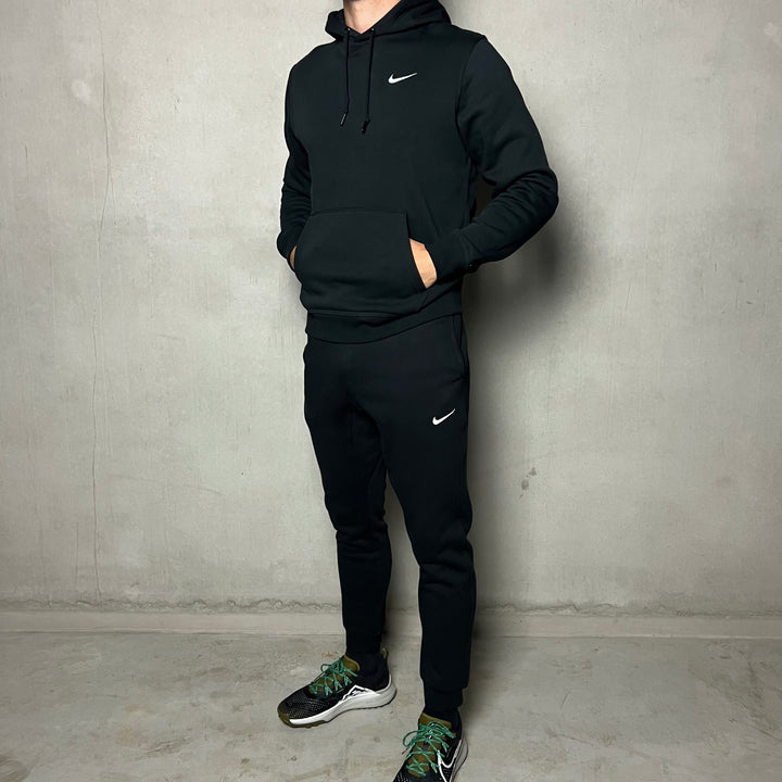 Nike Fleece Hoodie Tracksuit Black