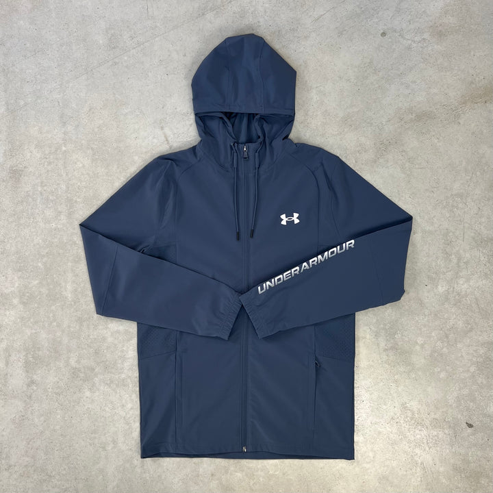 Under Armour Vanish Woven Windrunner Blue Grey