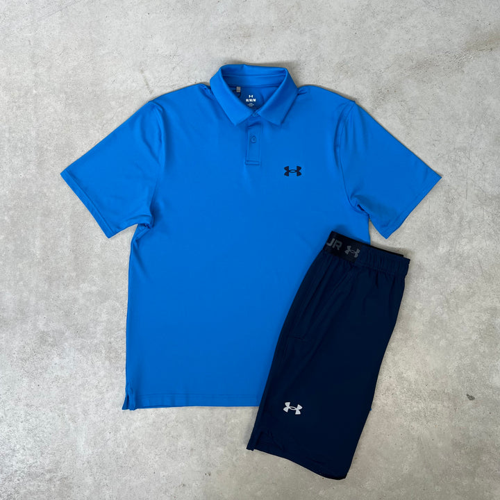 Under Armour Short Polo Set Blue