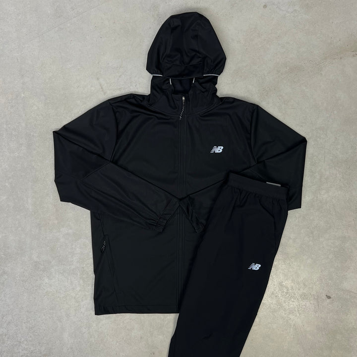 New Balance Reflective Tracksuit Black