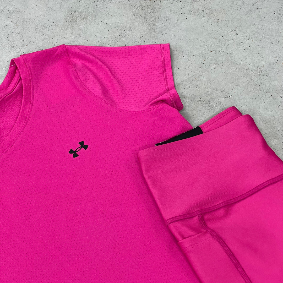 Under Armour T-Shirt Set Pink Women