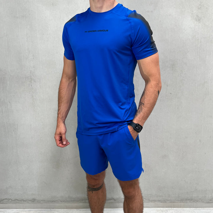 Under Armour Short Set Cobalt Blue Black