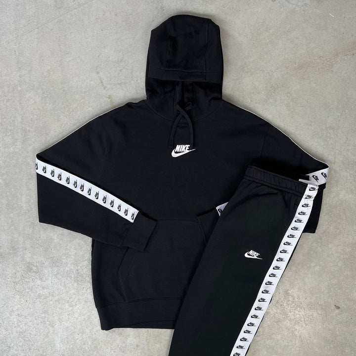 Nike Essential Fleece Tracksuit Black