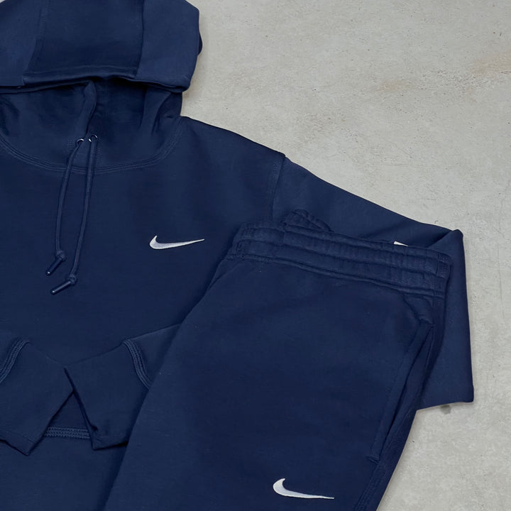 Nike Fleece Hoodie Tracksuit Blue