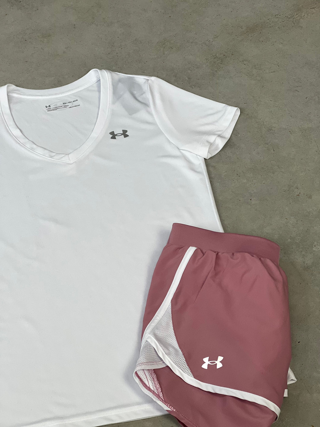 Under Armour Short Set Pink Women