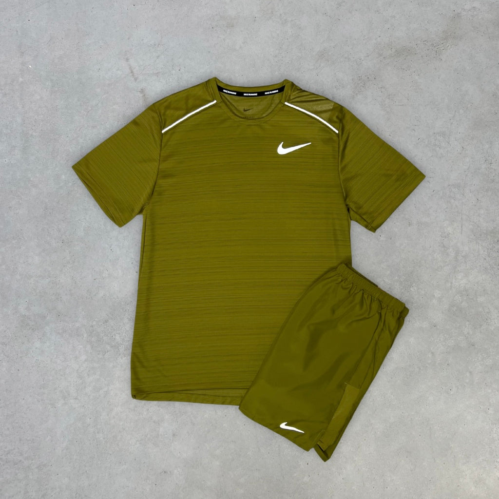nike miler pine green