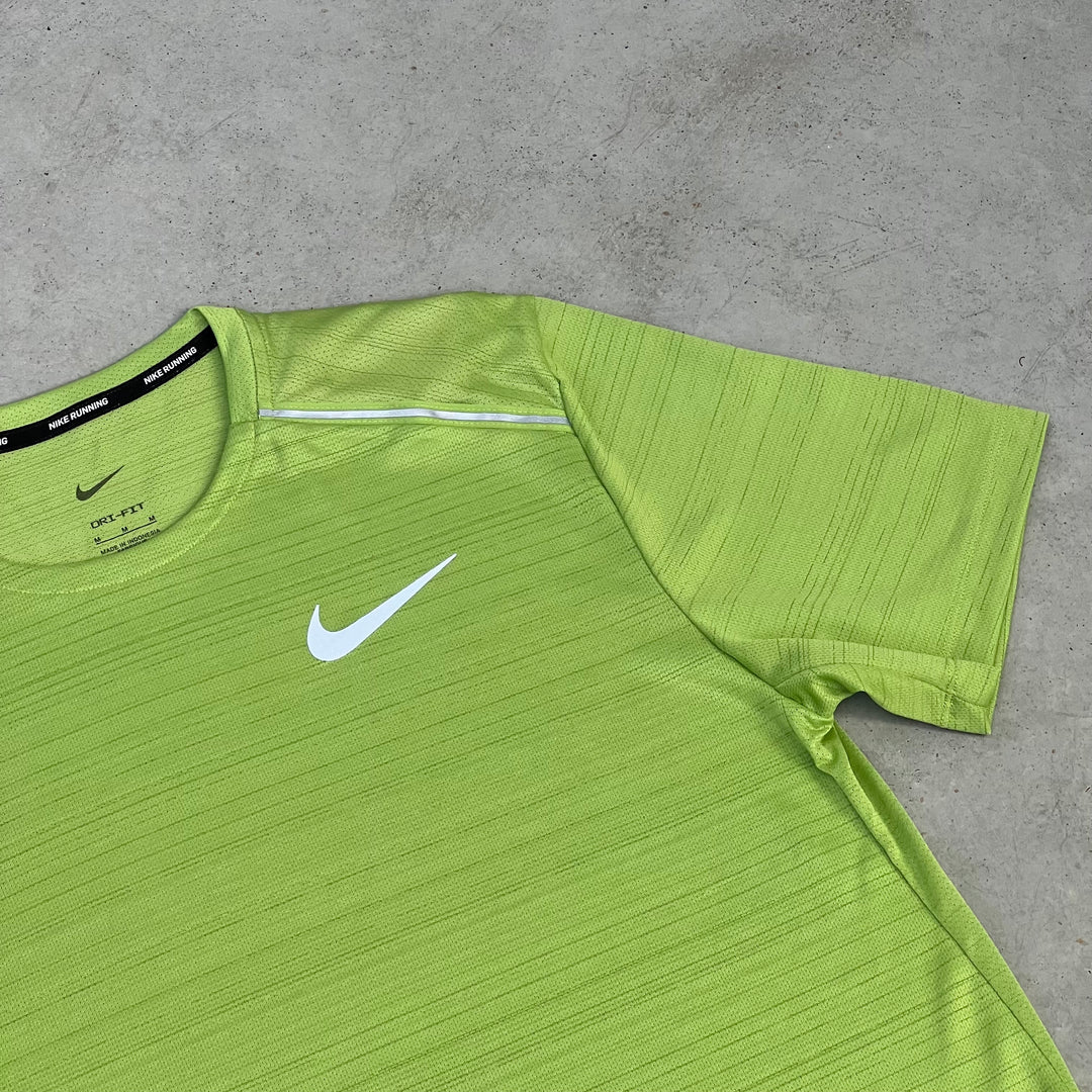 Nike Miler T-Shirt Green