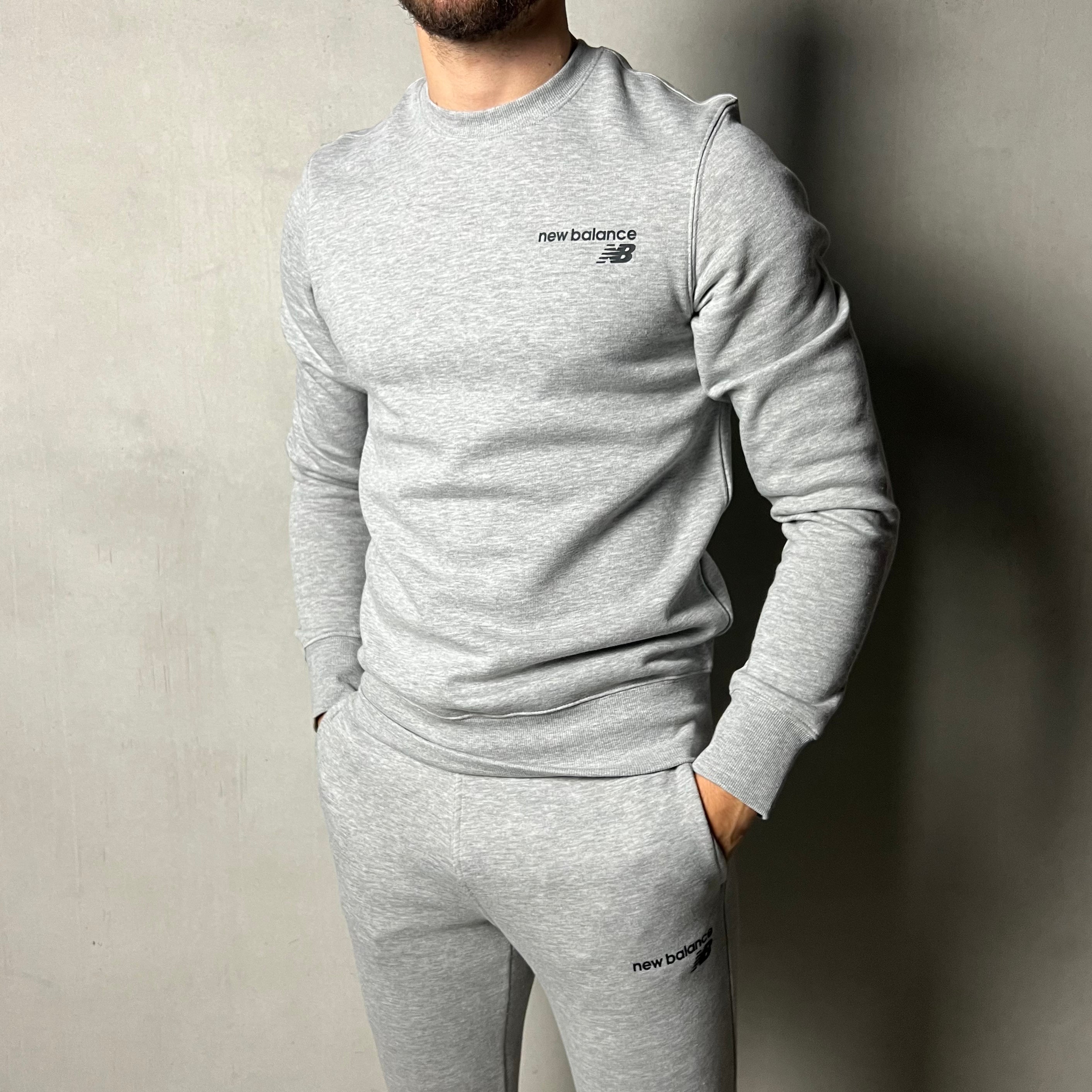 New balance grey store tracksuit