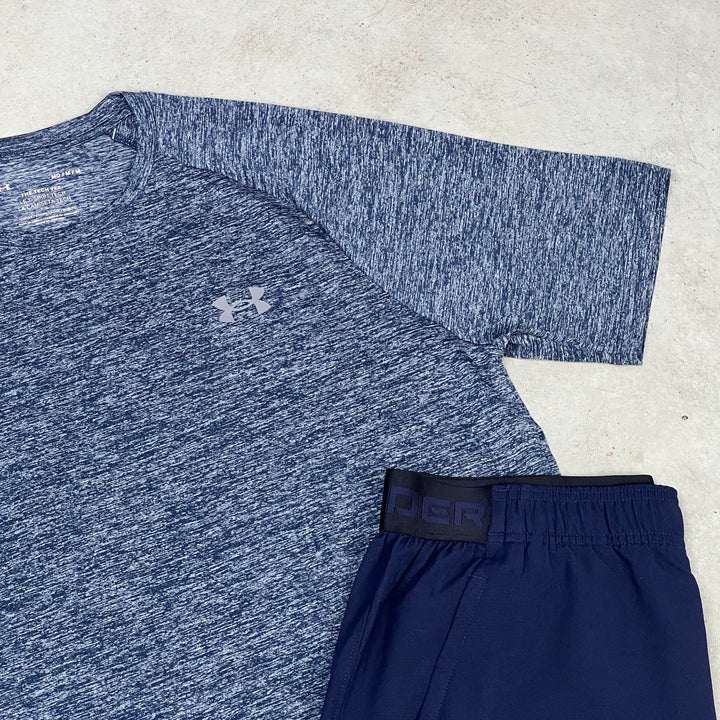 Under Armour Short Set Navy Blue