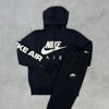 Nike Air Fleece Hoodie Tracksuit Black