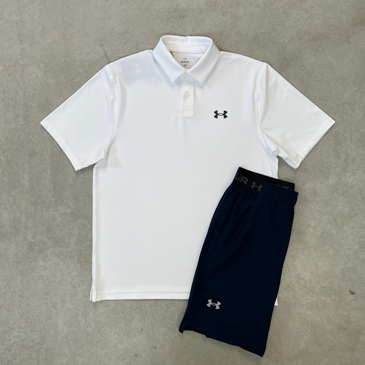 Under Armour Short Polo Set Navy White