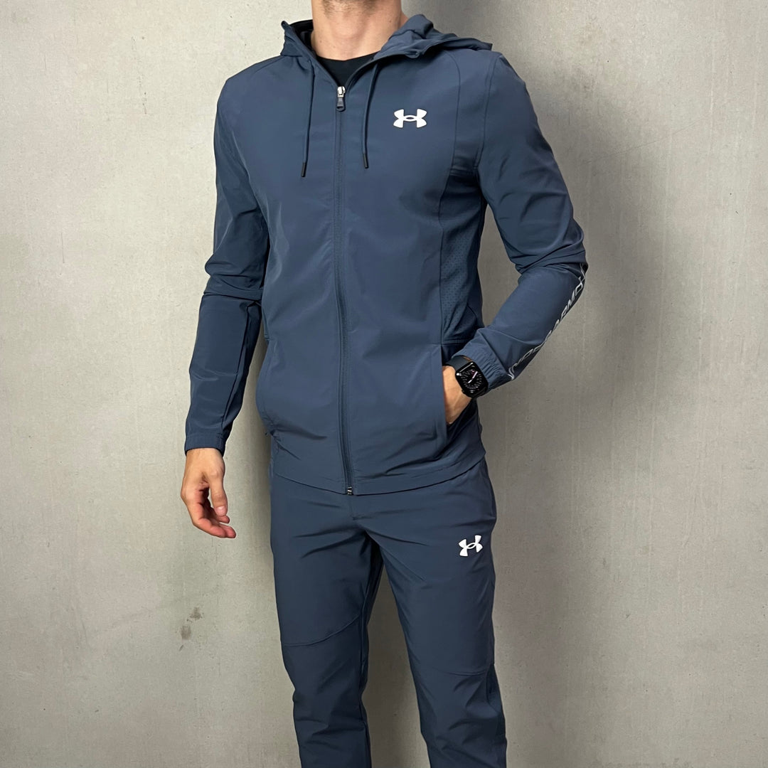 Under Armour Vanish Woven Windrunner Blue Grey